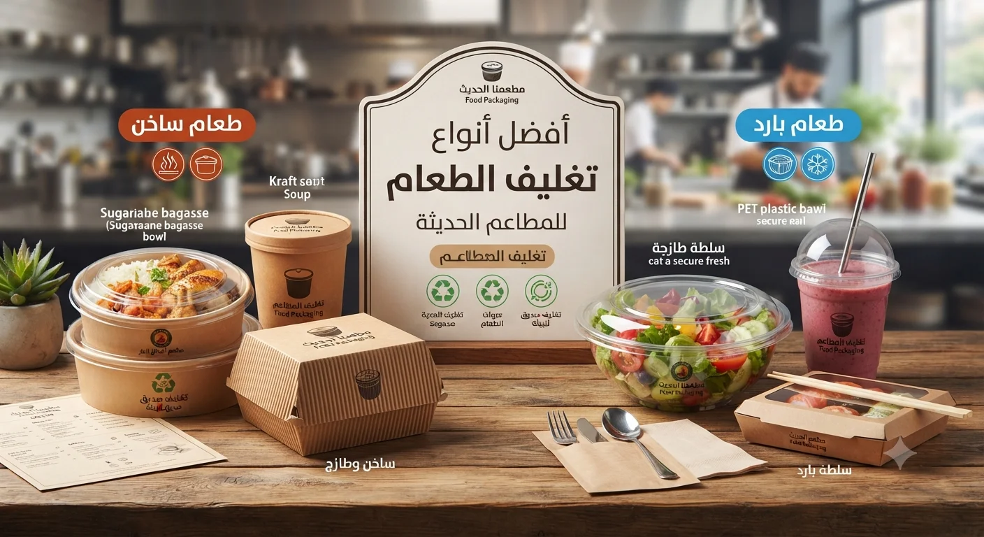 أفضل أنواع تغليف الطعام للمطاعم الحديثة