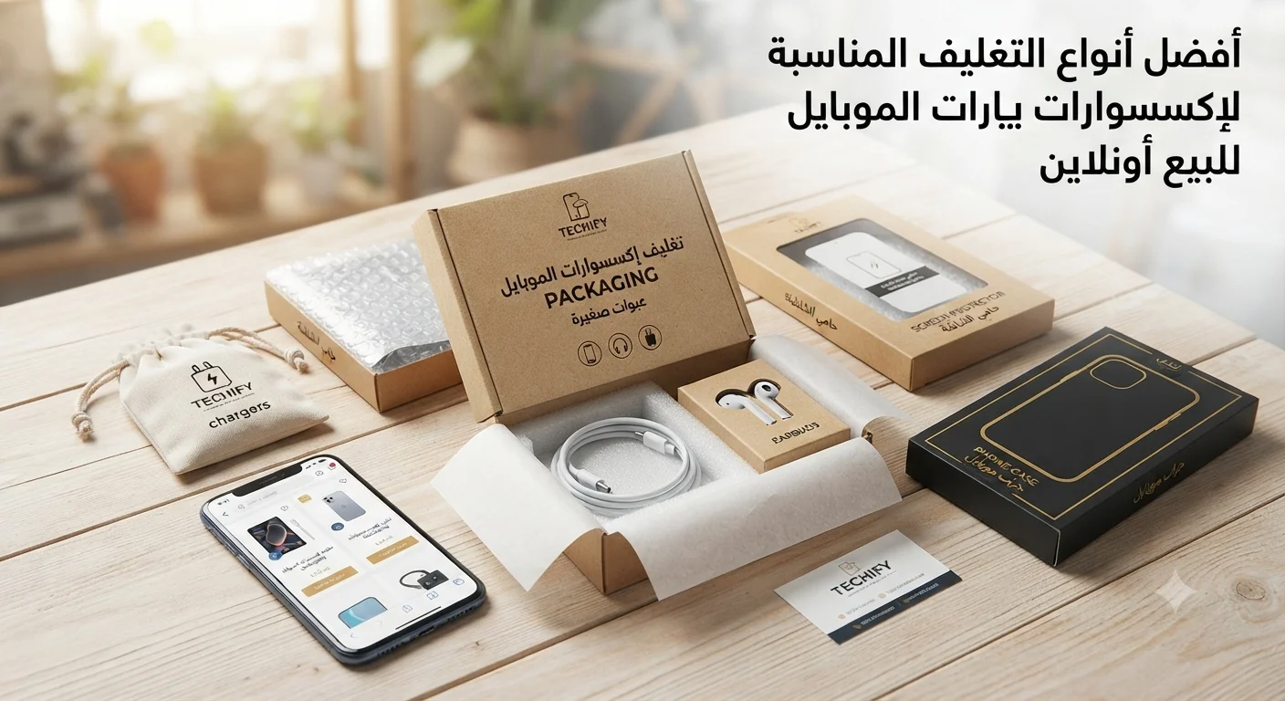 أفضل أنواع التغليف المناسبة لإكسسوارات الموبايل للبيع أونلاين