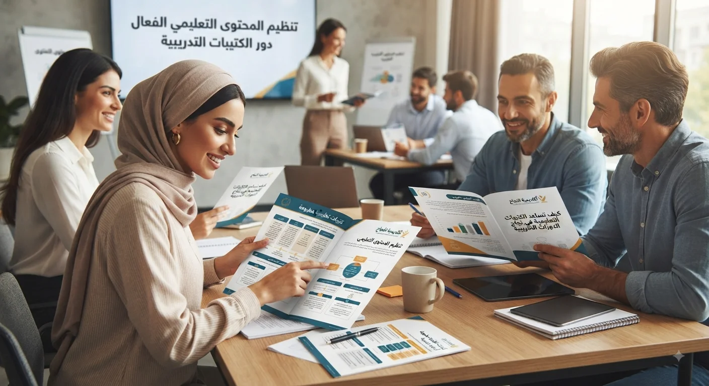 كيف تساعد الكتيبات التعليمية في نجاح الدورات التدريبية؟