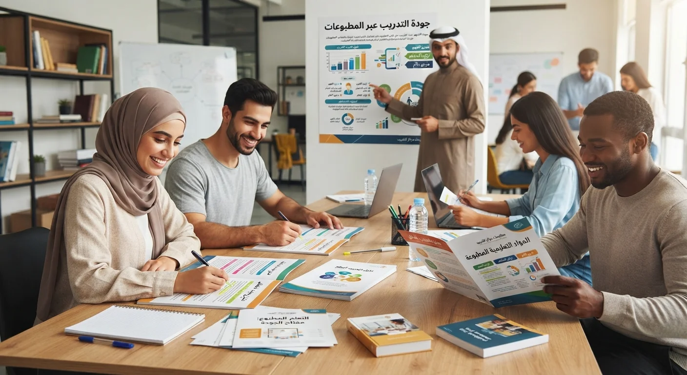 كيف تساعد المطبوعات التعليمية في تحسين تجربة التعلم داخل مراكز التدريب