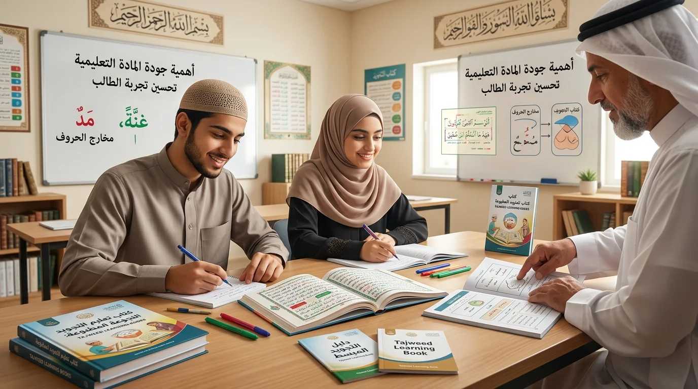 لماذا تحتاج دورات التجويد إلى كتب تعليمية وكتيبات مطبوعة احترافية؟